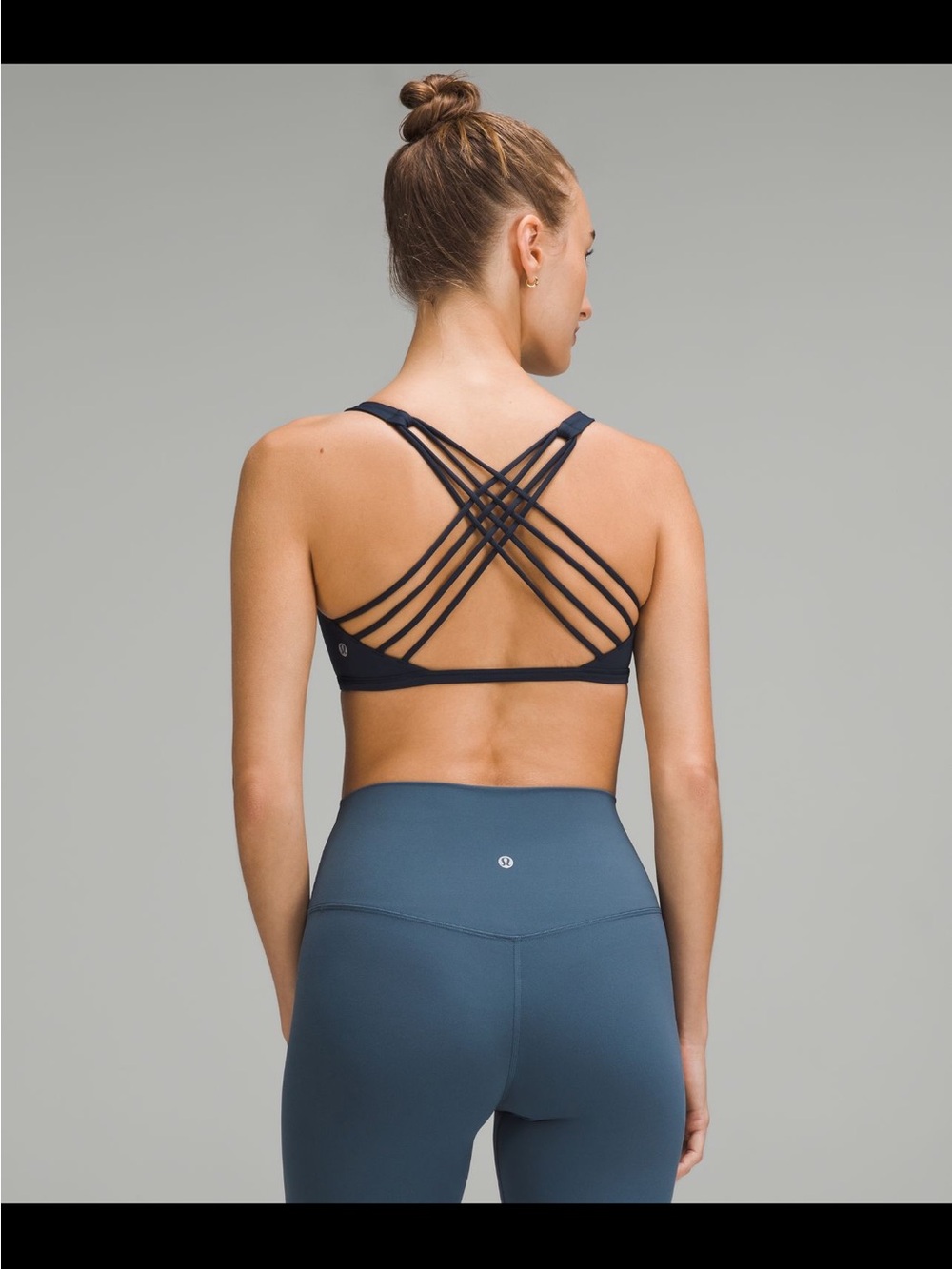 Free to be Wild light support A/B cup- True Navy size 4 - Picture 2 of 4